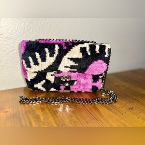 Wolf & Willa Geometric Clutch with Chain Strap